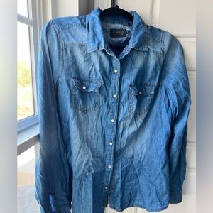 Blue Jean Button Down Shirt